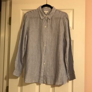 J.Jill linen shirt. Size M